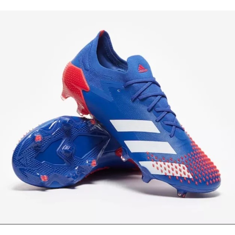 Botas de Fútbol Adidas Predator 20.1 FG Hombre Azul&Rojo (#38~#45)