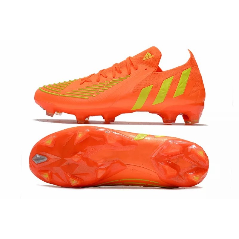 Botas de Fútbol Adidas Predator Edge Geometric.1 FG Unisex Naranja&Amarillo (#36~#45)