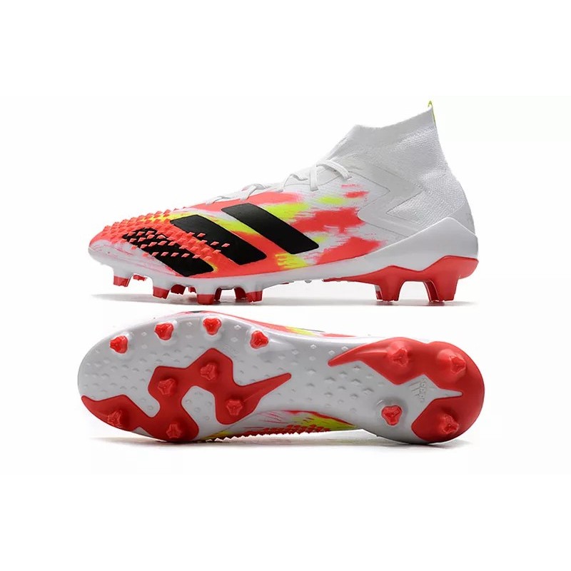 Botas de Fútbol Adidas Predator Mutator 20.1 AG Blanco&Naranja&Amarillo (#38~#45)