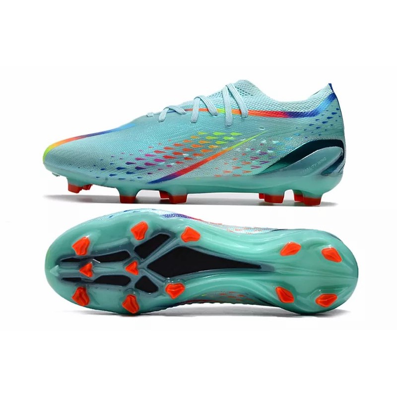 Botas de Fútbol Adidas X Speedportal .1 FG Hombre Azul Claro&Arcoíris (#39~#45)