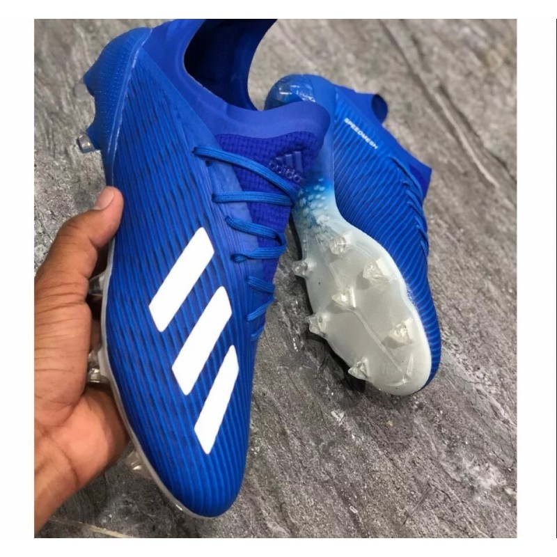 Botas de Fútbol Adidas X 19.1 FG Hombre Real Azul (#39~#45)