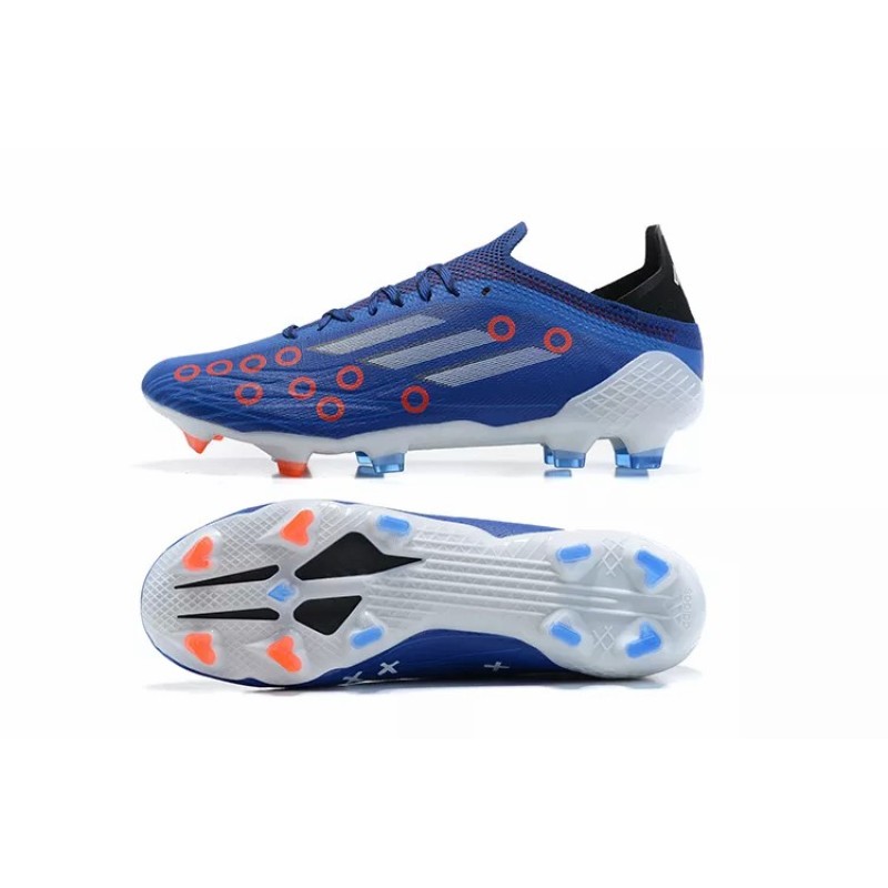 Botas de Fútbol Adidas X Speedflow FG Hombre Azul con Círculo y Cruz (#39~#45)