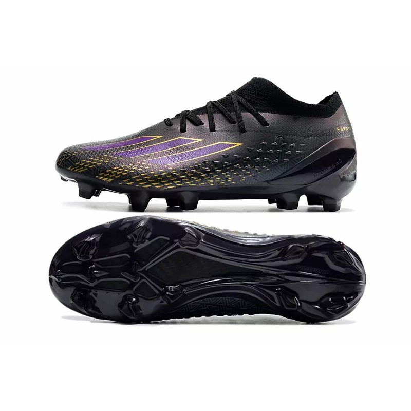 Botas de Fútbol Adidas X Speedportal.1 FG Copa Mundial 2022 Hombre Negro&Púrpura (#39~#45)