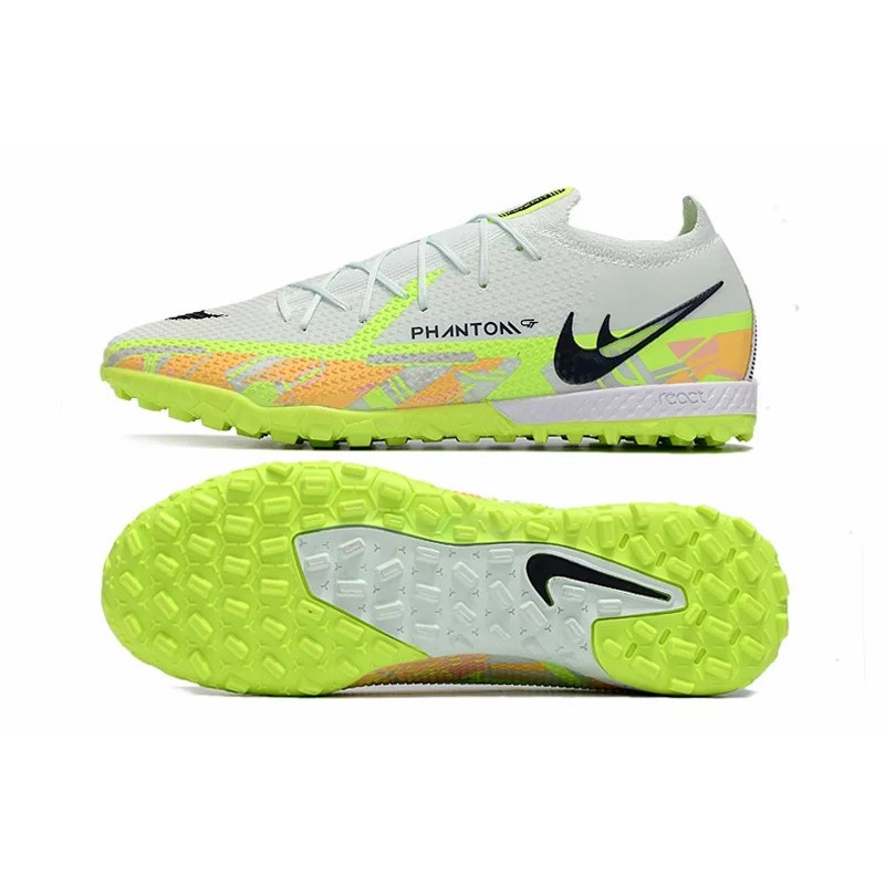 Botas de Fútbol Nike Phantom GT2 Elite TF Verde Claro&Amarillo Fluorescente (#39~#45)