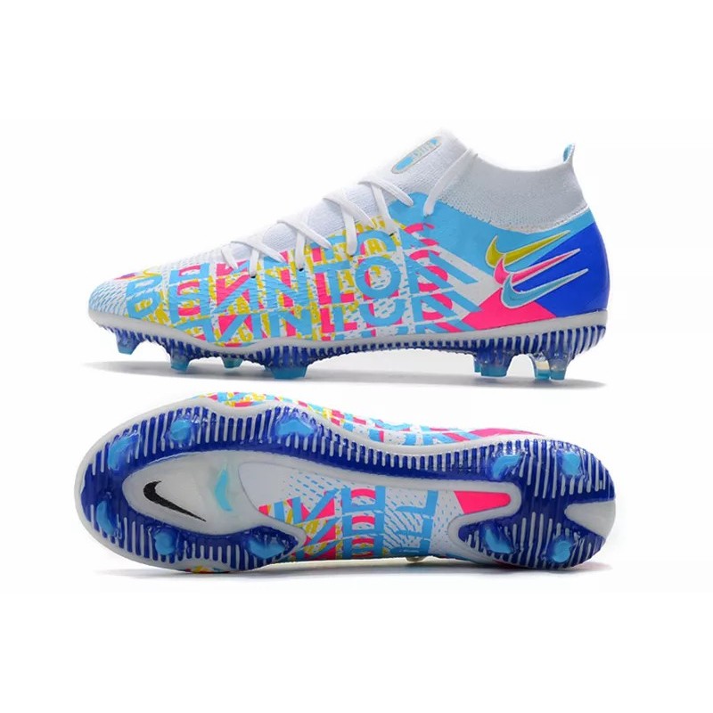 Botas de Fútbol Nike Phantom GT Elite DF 3D FG Blanco&Multicolor (#39~#45)