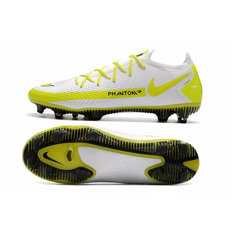 Botas de Fútbol Nike Phantom GT Elite FG Blanco&Amarillo (#39~#45)