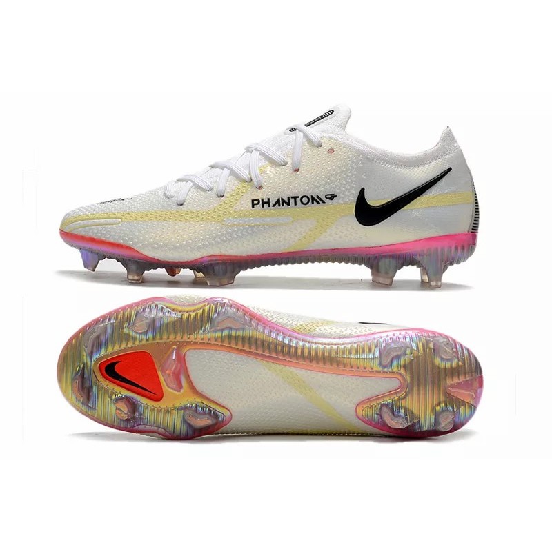 Botas de Fútbol Nike Phantom GT2 Elite FG Blanco&Amarillo (#39~#45)