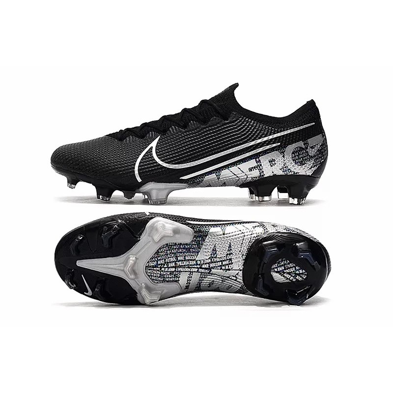 Botas de Fútbol Nike Mercurial Vapor 13 Elite FG Negro&Blanco (#39~#45)