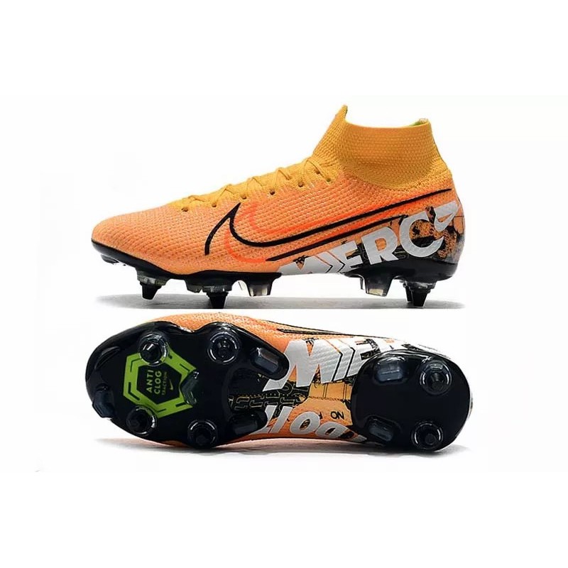 Botas de Fútbol Nike Mercurial Superfly 7 Elite SG-PRO Naranja (#39~#45)