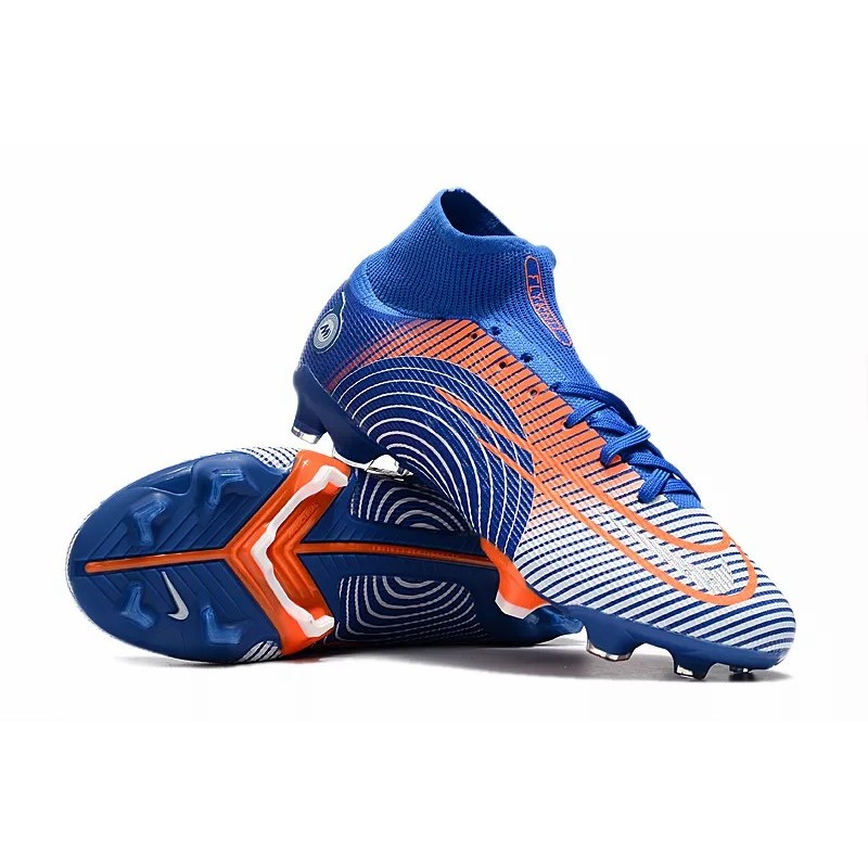 Botas de Fútbol Nike Mercurial Superfly 8 Elite FG High Top Azul (#39~#45)