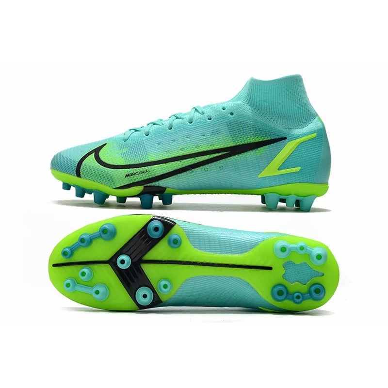 Botas de Fútbol Nike Vapor 14 Elite AG High Top Turquesa (#39~#45)