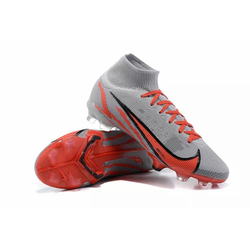 Botas de Fútbol Nike Superfly 8 Elite FG Alta Gris (#39~#45)