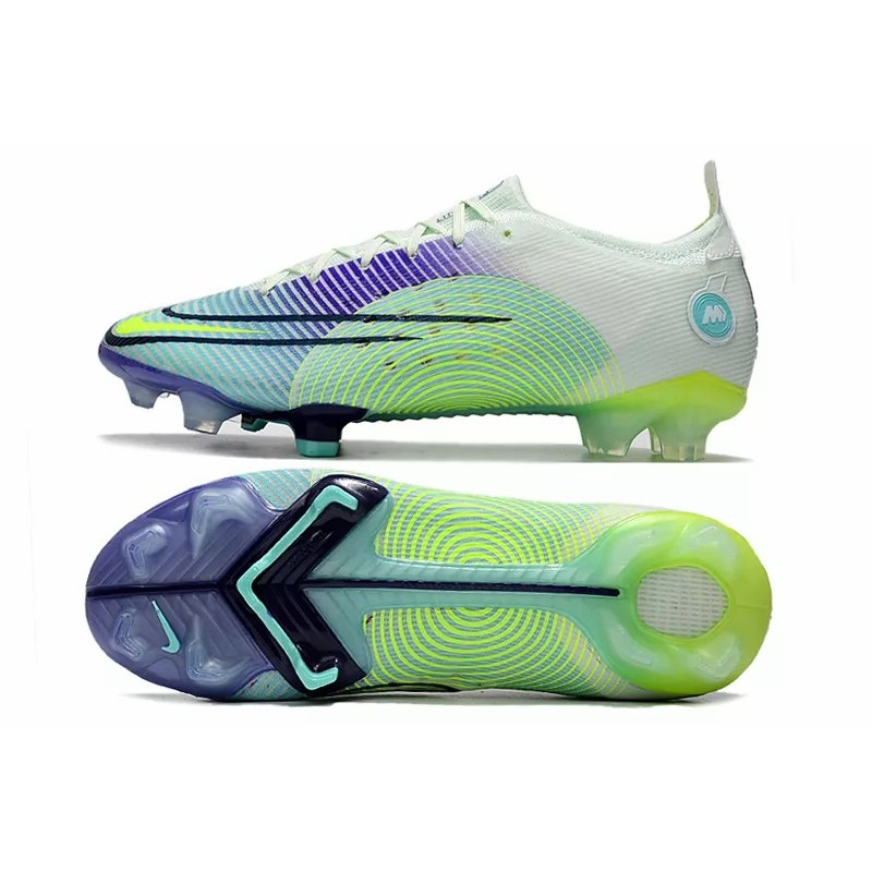 Botas de Fútbol Nike Mercurial Dream Speed Superfly 8 Elite FG Amarillo Fluorescente&Azul&Blanco (#39~#45)