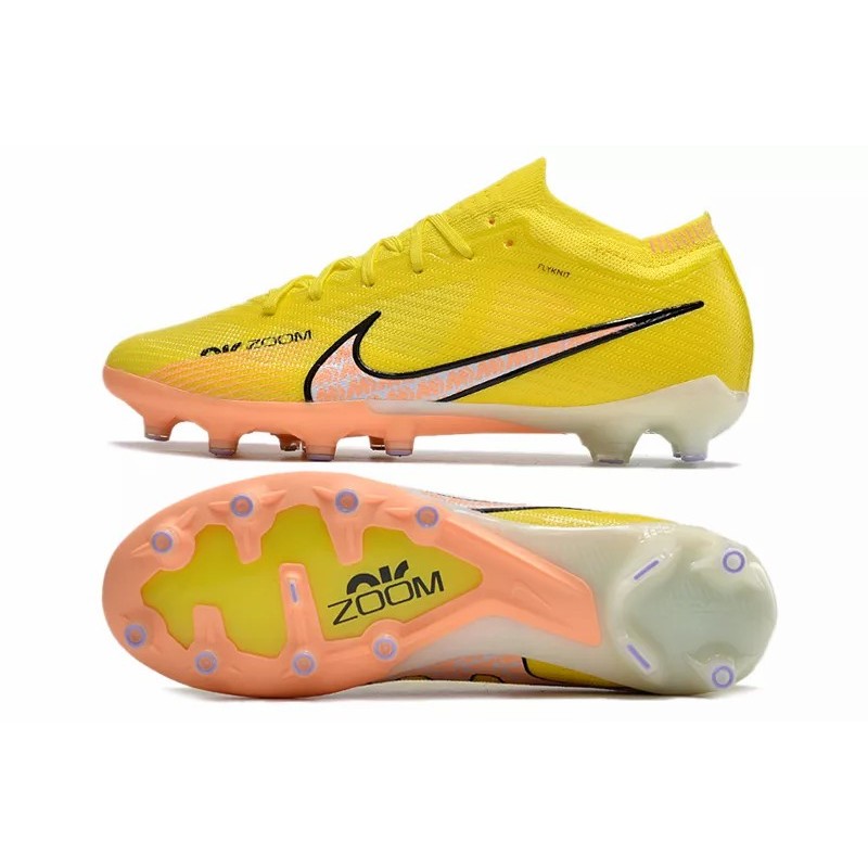 Botas de Fútbol Nike Air Zoom Mercurial Vapor XV Elite AG Unisex Amarillo (#36~#45)