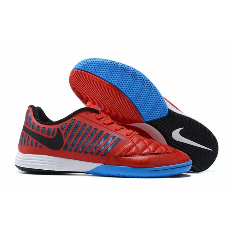 Botas de Fútbol Nike Lunar Gato II IC Rojo / Blanco / Azul /Azul Claro /Rojo&Blanco (#39~#45)