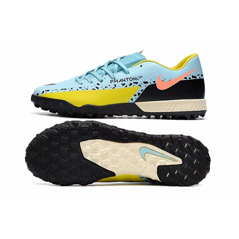 Botas de Fútbol Nike React Phantom GT2 Pro TF Hombre Celeste / Verde / Blanco&Azul / Negro / Naranja / Azul / Camuflaje / Azul Marino&Púrpura / Blanco&Amarillo / Negro&Azul / Blanco&Naranja (#39~#45)